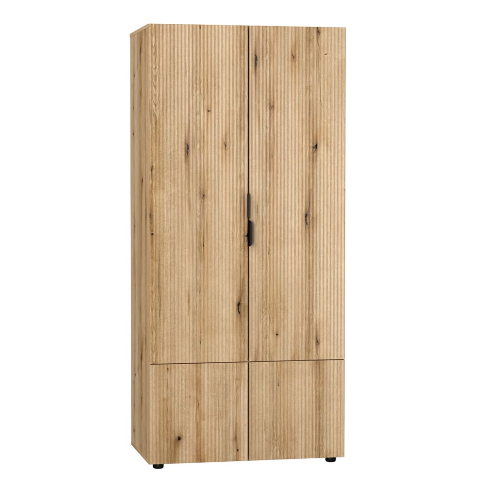 Armoire 4 portes stratifiés beige