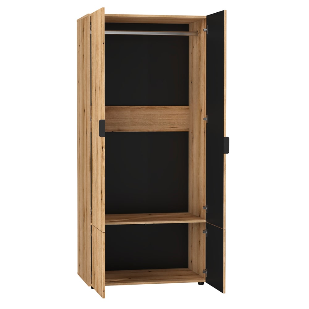 Schrank 4-türig Spanplatten Holz - Maisons Du Monde