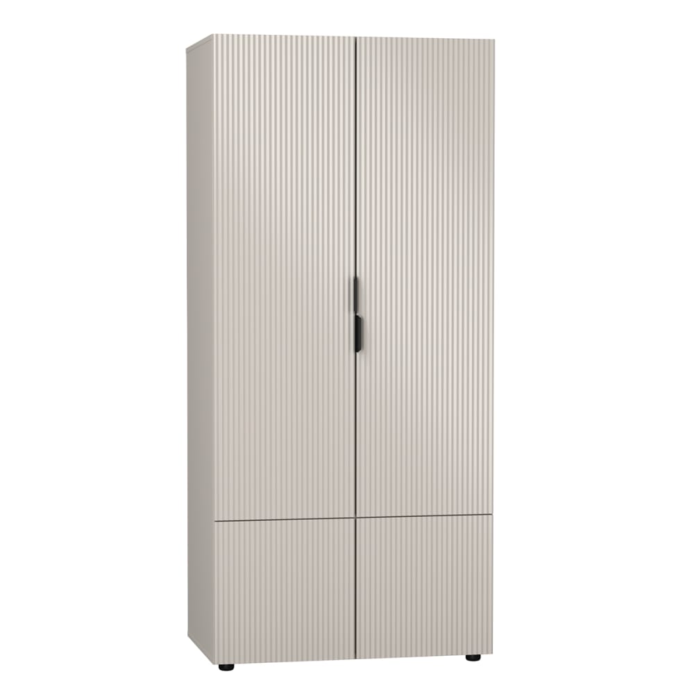 Armoire 4 portes stratifiés beige