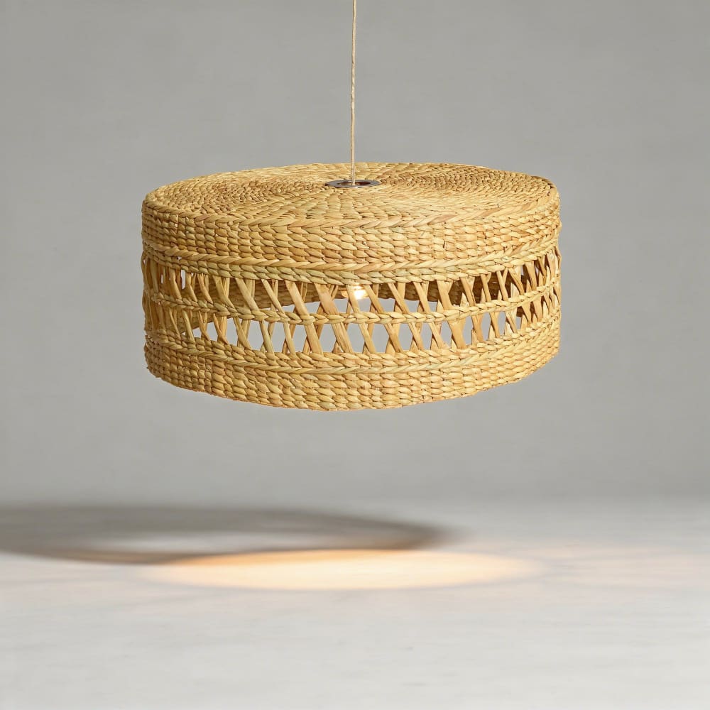 Suspension ronde chapeau en jacinthe d'eau — vue 4