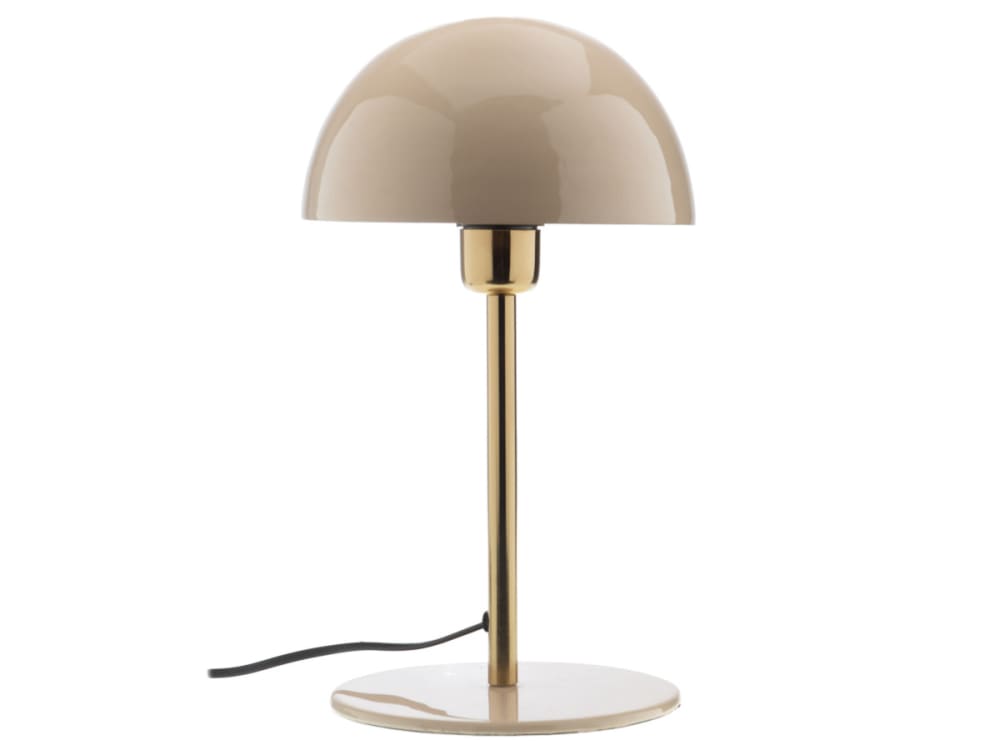 Lampe de table 20x20x36 cm en métal crème et doré