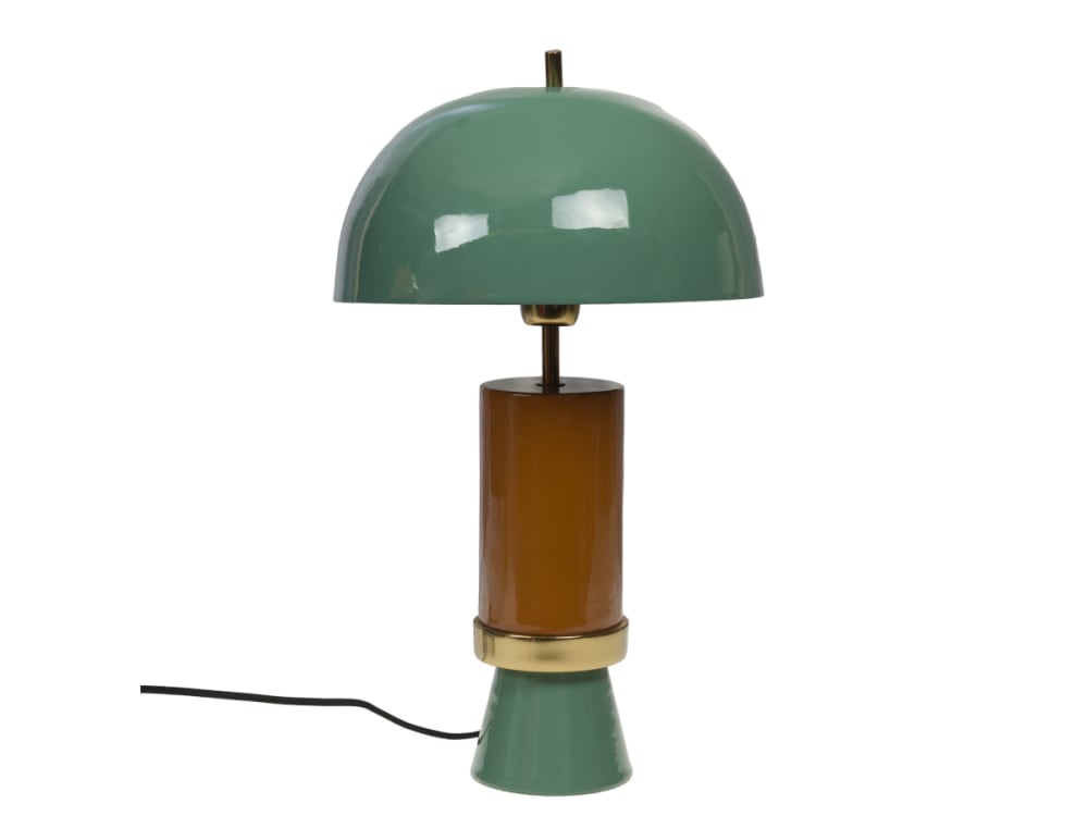 Lampe à poser bicolore style Vintage