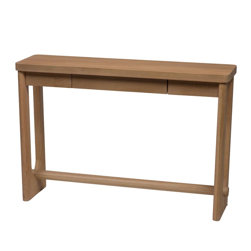 Console   en chene marron en bois