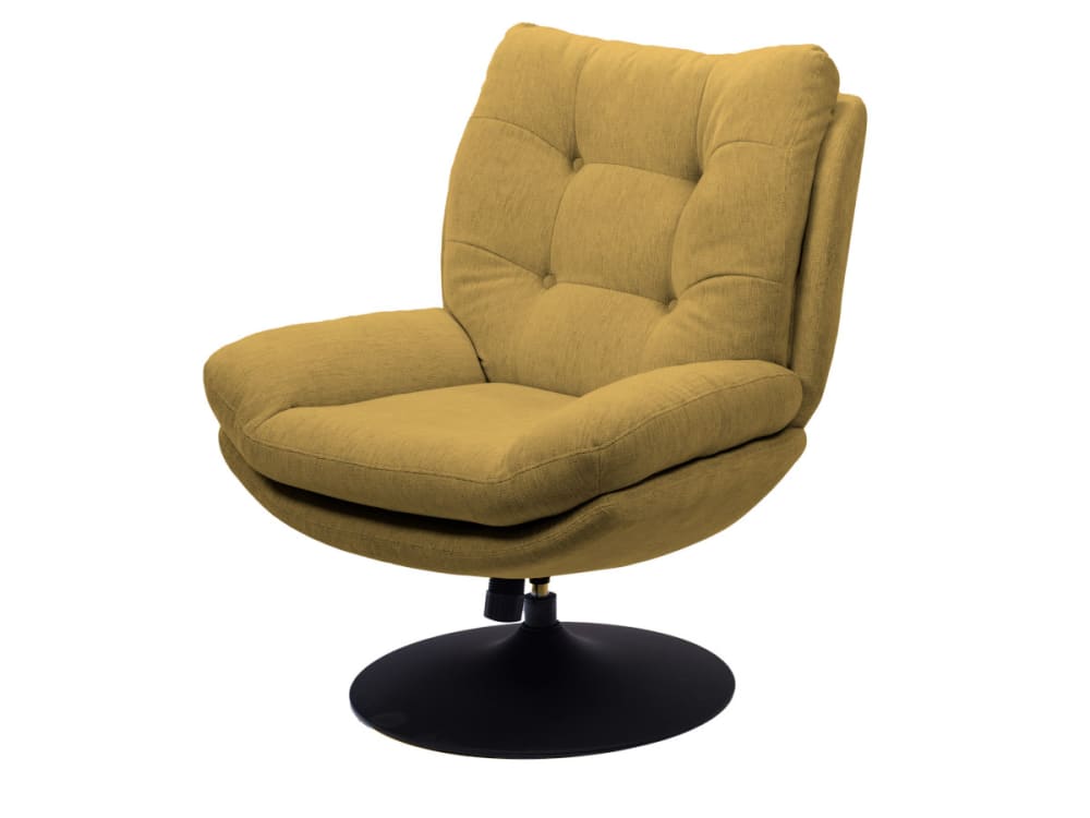 Fauteuil design et confortable pivotant camel Fauteuil design et confortable pivotant camel