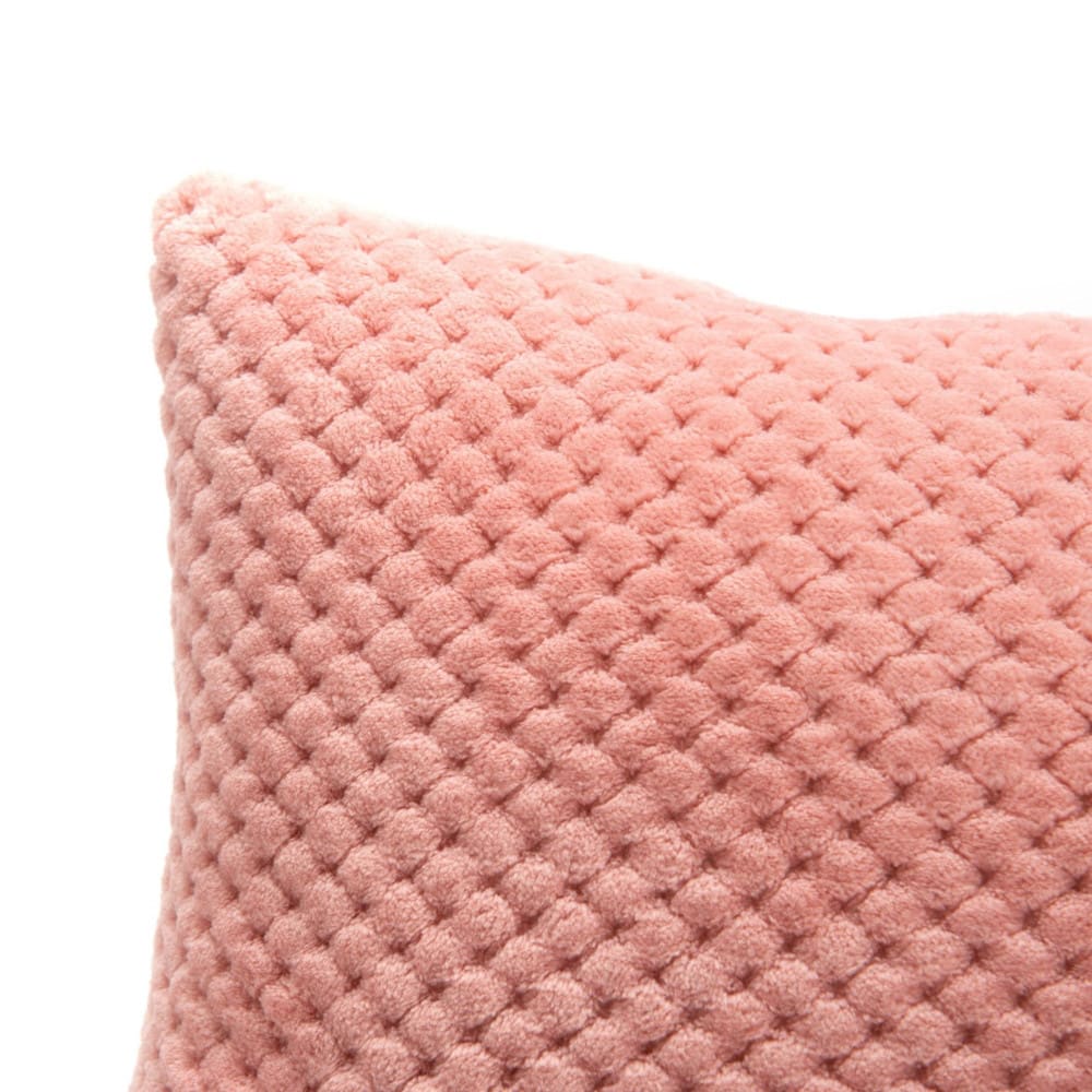 Coussin 40x40 cm rose en polyester — vue 3