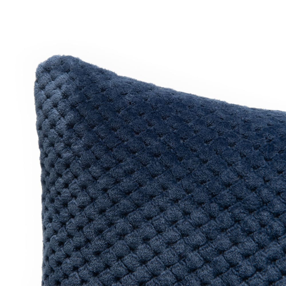 Coussin 40x40 cm bleu en polyester — vue 3