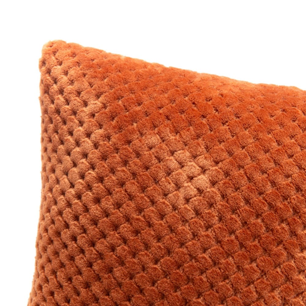 Coussin terracotta 40x40 cm marron en polyester — vue 3