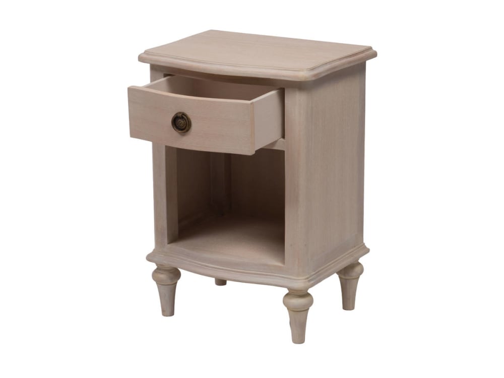 Table de chevet romantique en mdf bayur