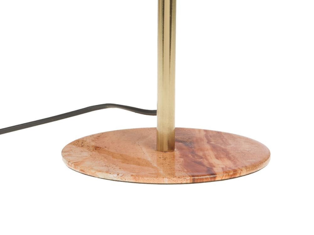 Lampe basile en métal marbré terrazzo multicolore — vue 4