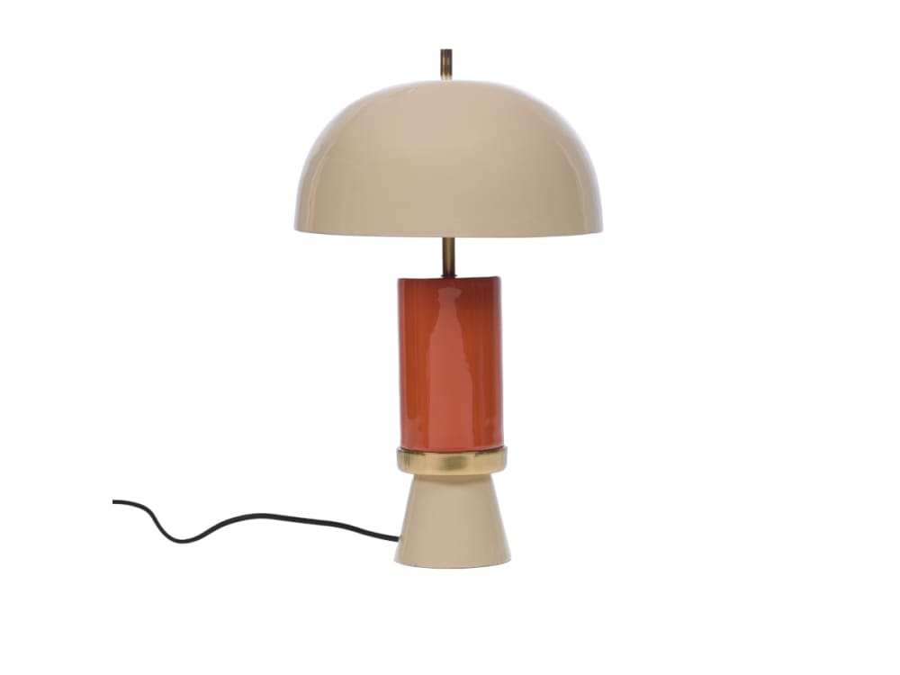 Lampe Vintage Crème crème / ivoire en fer forgé
