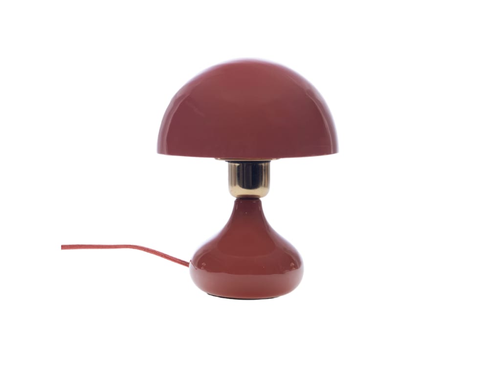 Lampe Terra E27_25W marron en fer