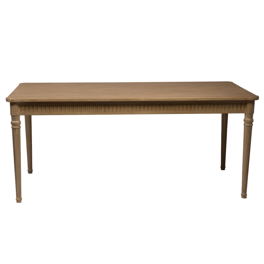 Table à manger rectangulaire - bois marron