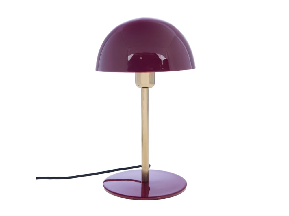 Lampe à poser design en métal prune