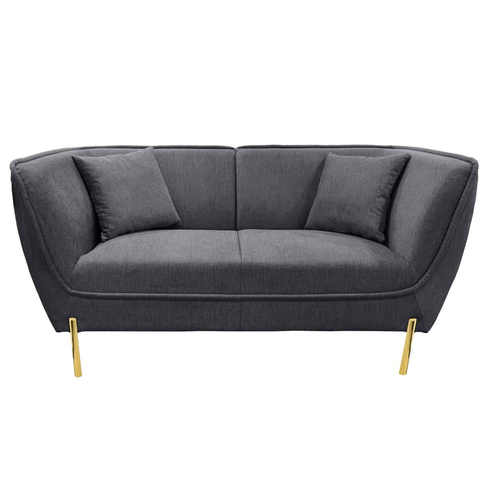 Canape provence ardoise et or gris en tissu