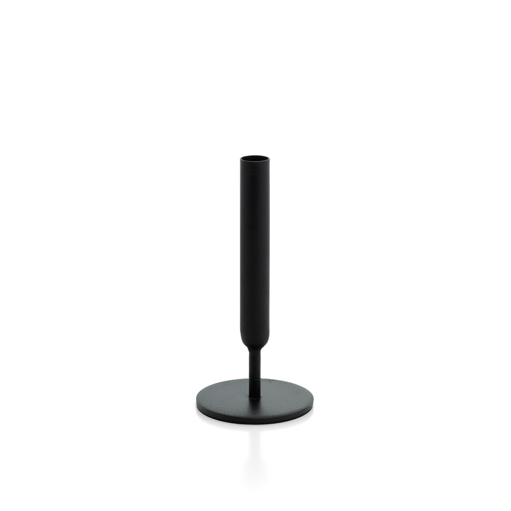 Vase laiton noir 10x10x22cm Vase laiton noir 10x10x22cm