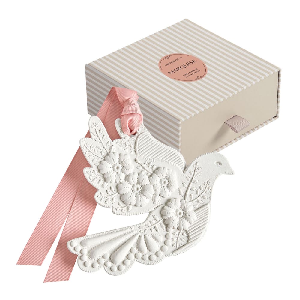 Décor parfumé colombe en fleurs - marquise