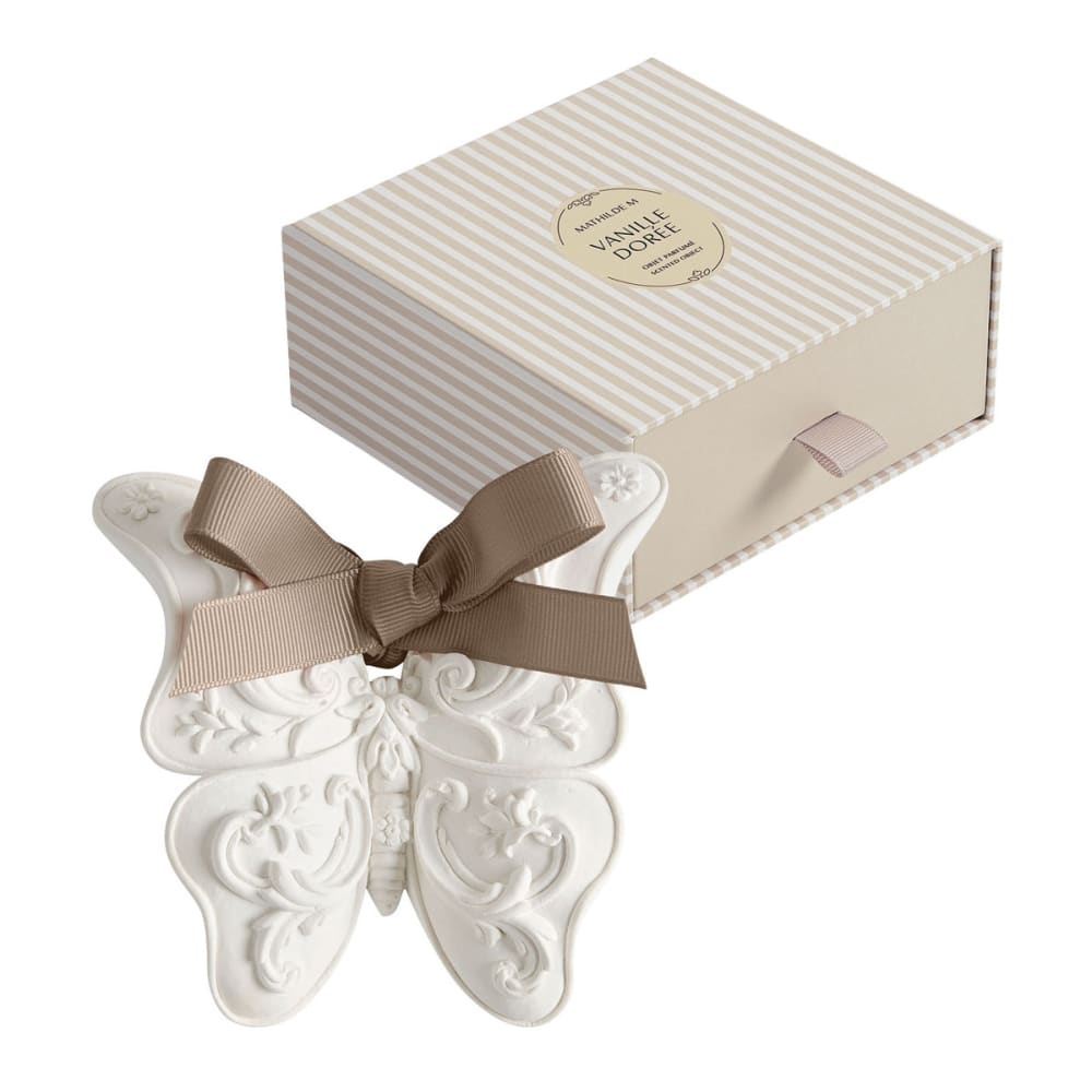 Décor parfumé grand papillon - vanille dorée