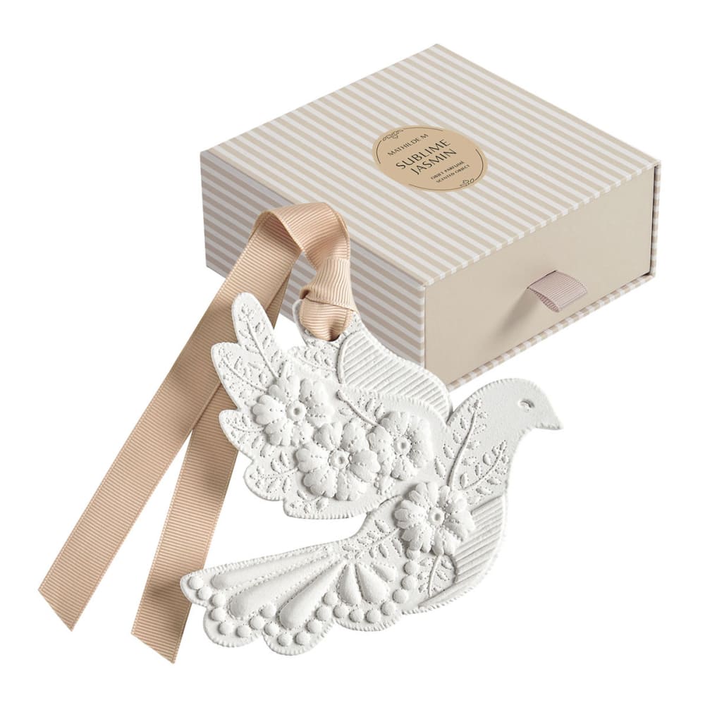Décor parfumé colombe en fleurs - sublime jasmin