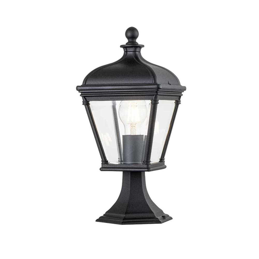 borne aluminium noir