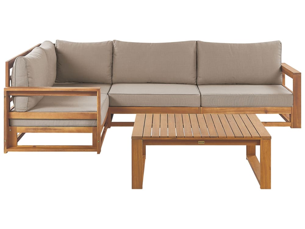set d'extérieur en bois