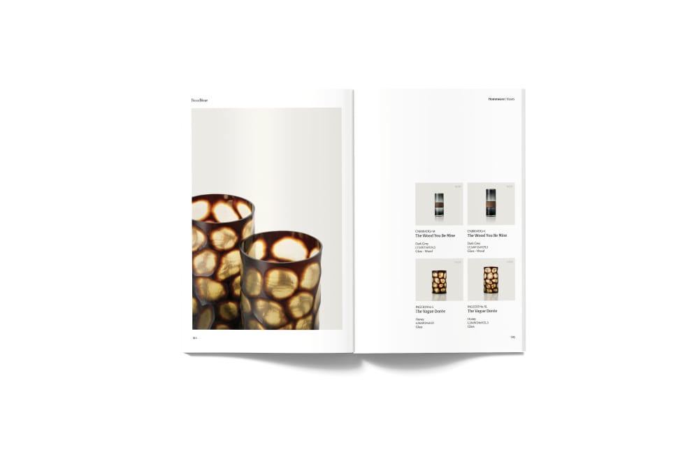 Katalogpapier in braun, 24x17,5x3,5cm - Maisons Du Monde