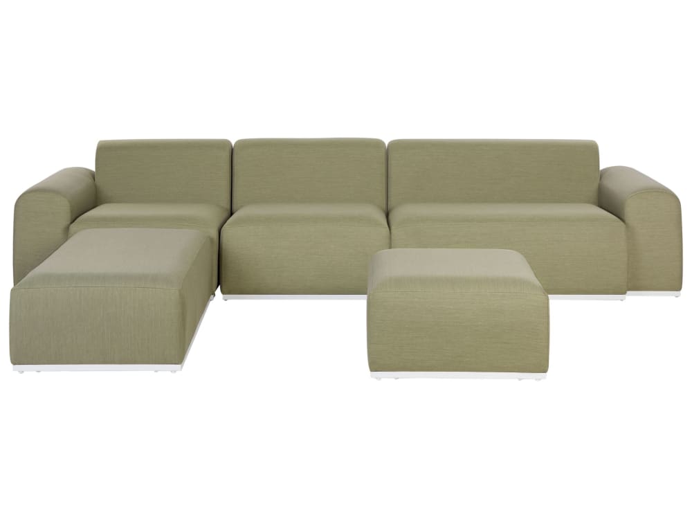 set de salon d'extérieur - vert