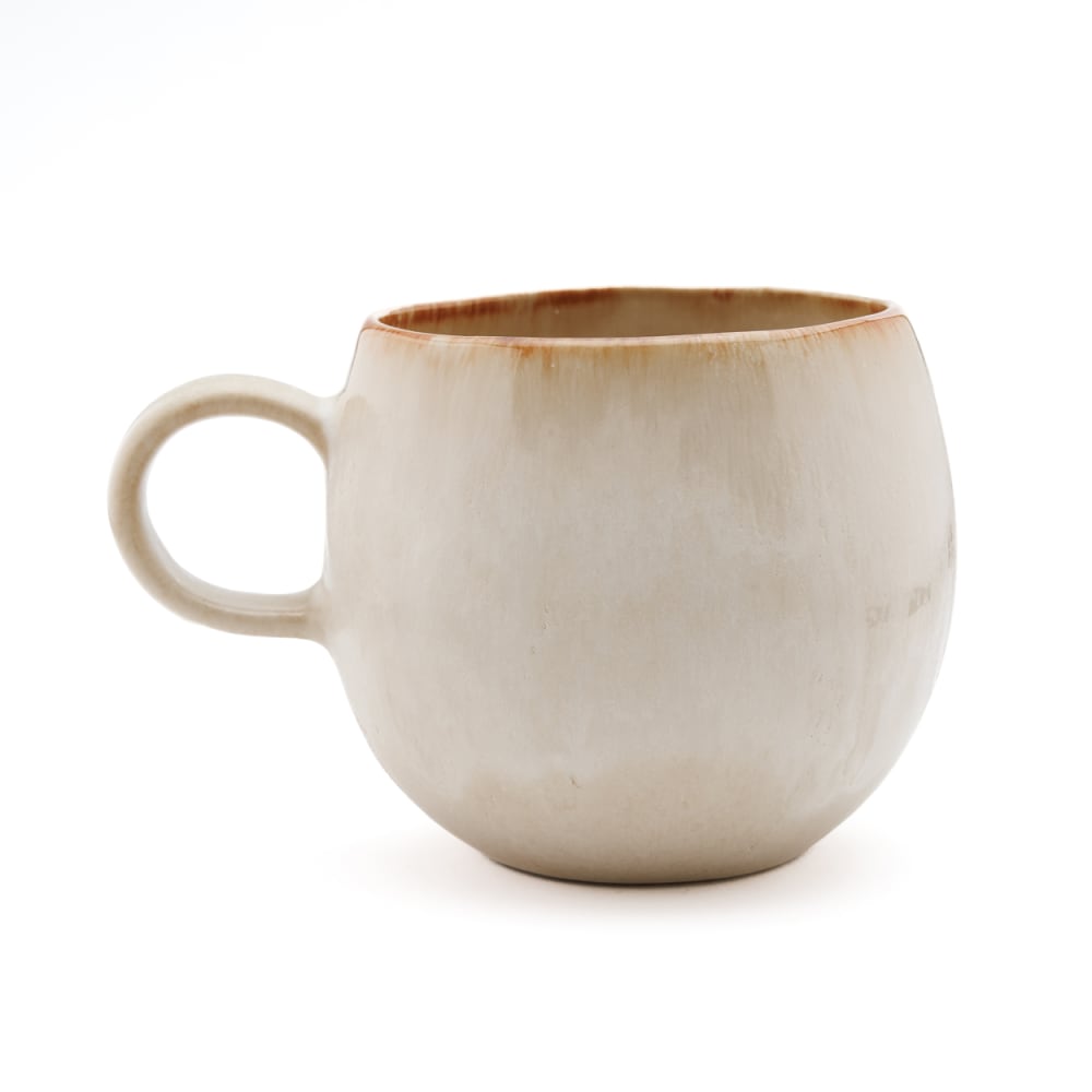 Tasse en céramique blanc 11x14x9cm