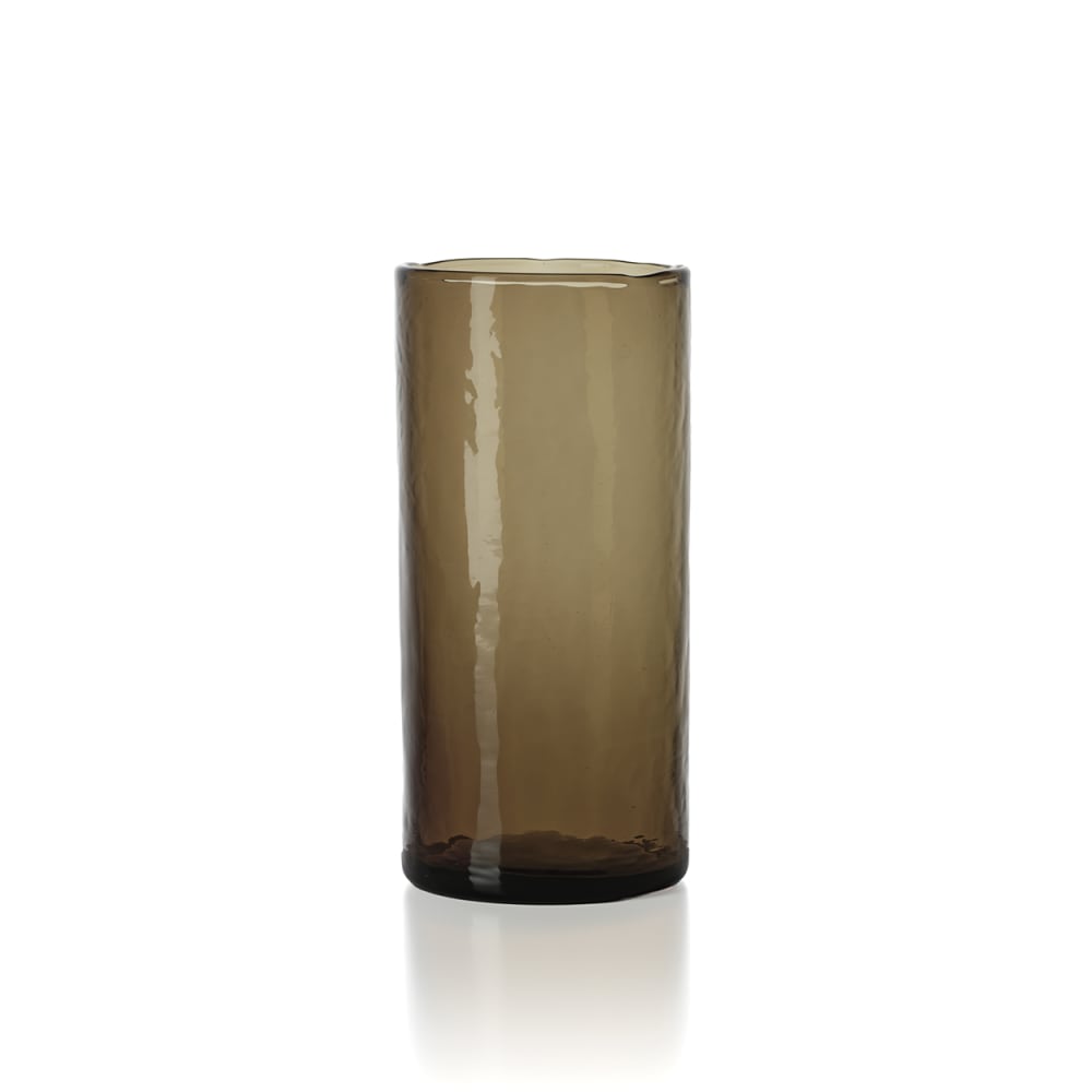 Verre haut verre fumé 7,5x7,5x16cm Verre haut verre fumé 7,5x7,5x16cm
