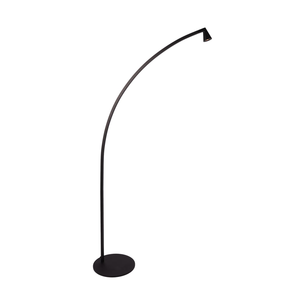 Lampadaire Bijoux doré avec LED intégrée dimmable pour salon