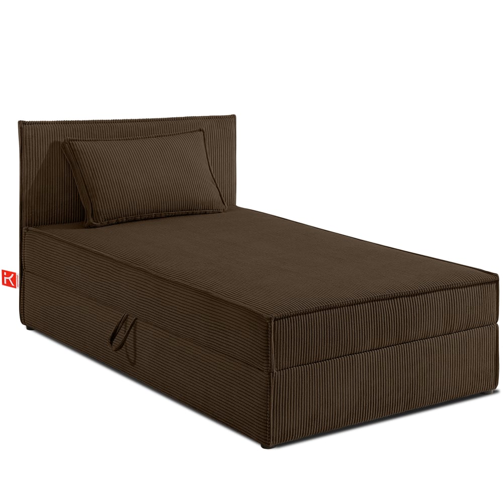 KONSIMO Boxspringbett ROTI style modern Braun Holz