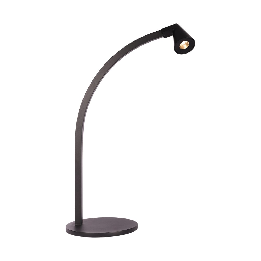 Lampe de table en métal doré, led intégrée, dimmable — vue 4