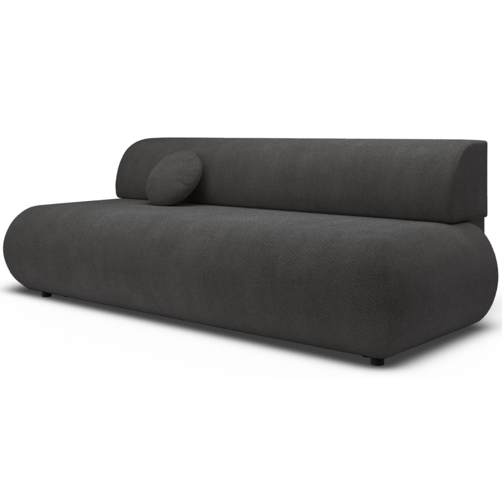 Canapé convertible 3 places, Chenille, Graphite