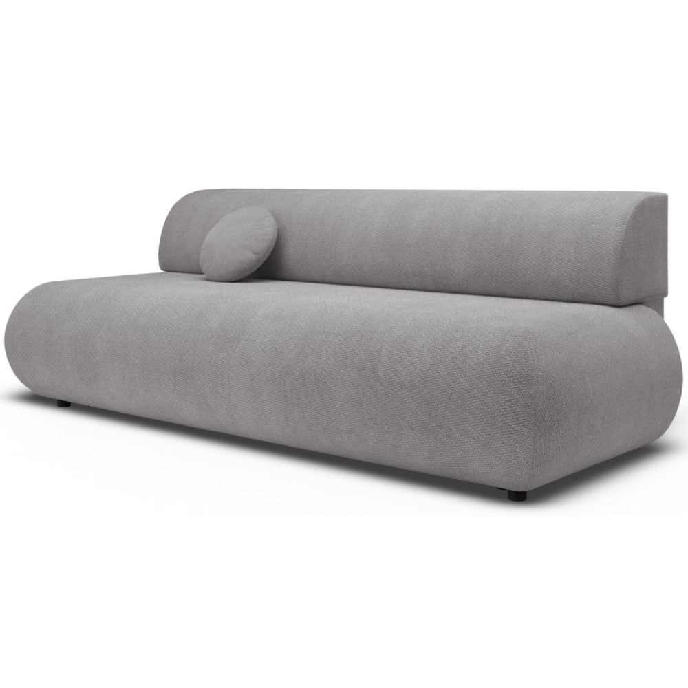 Canapé convertible 3 places, Chenille, Gris