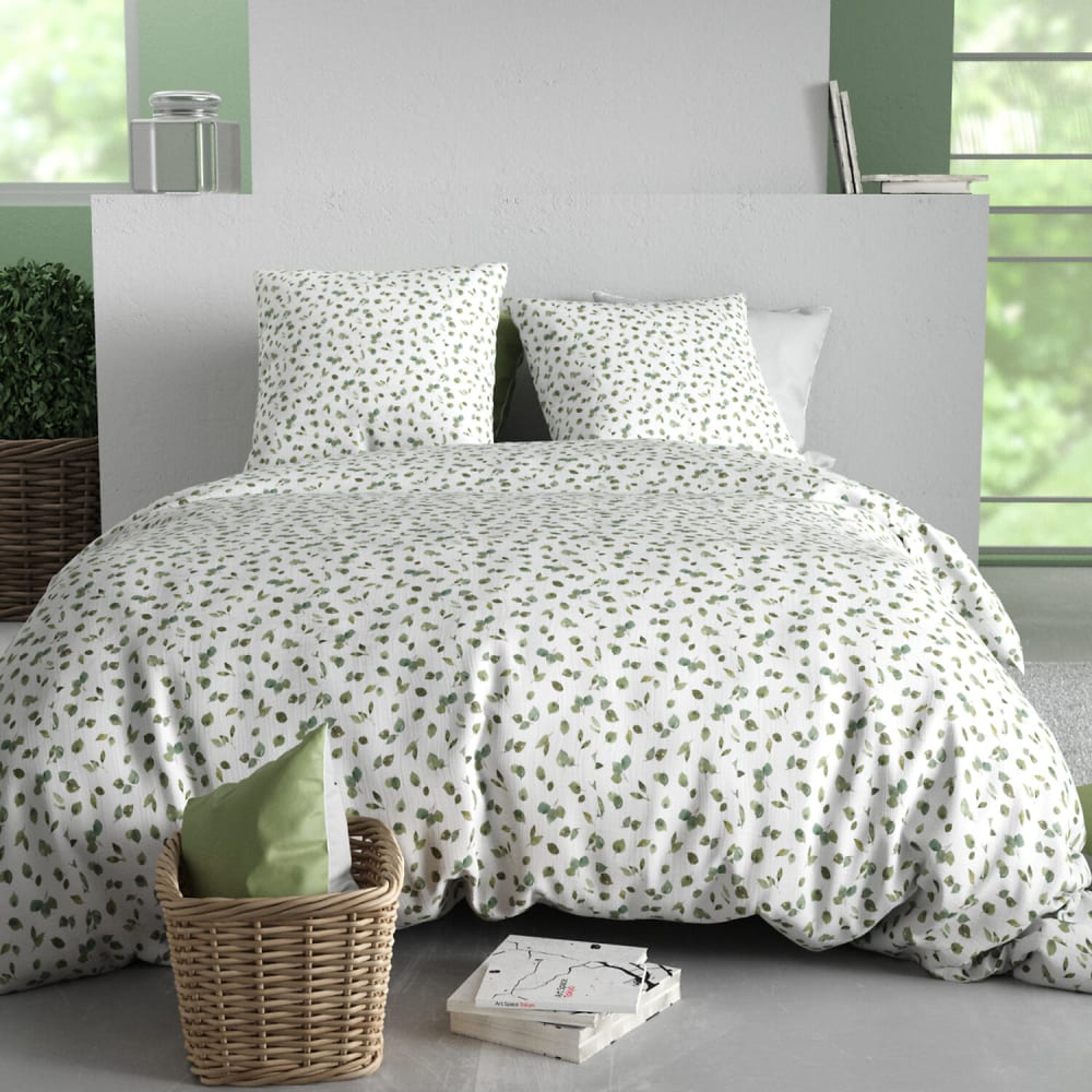 Parure imprimée couette + 2 taies 240x220 cm