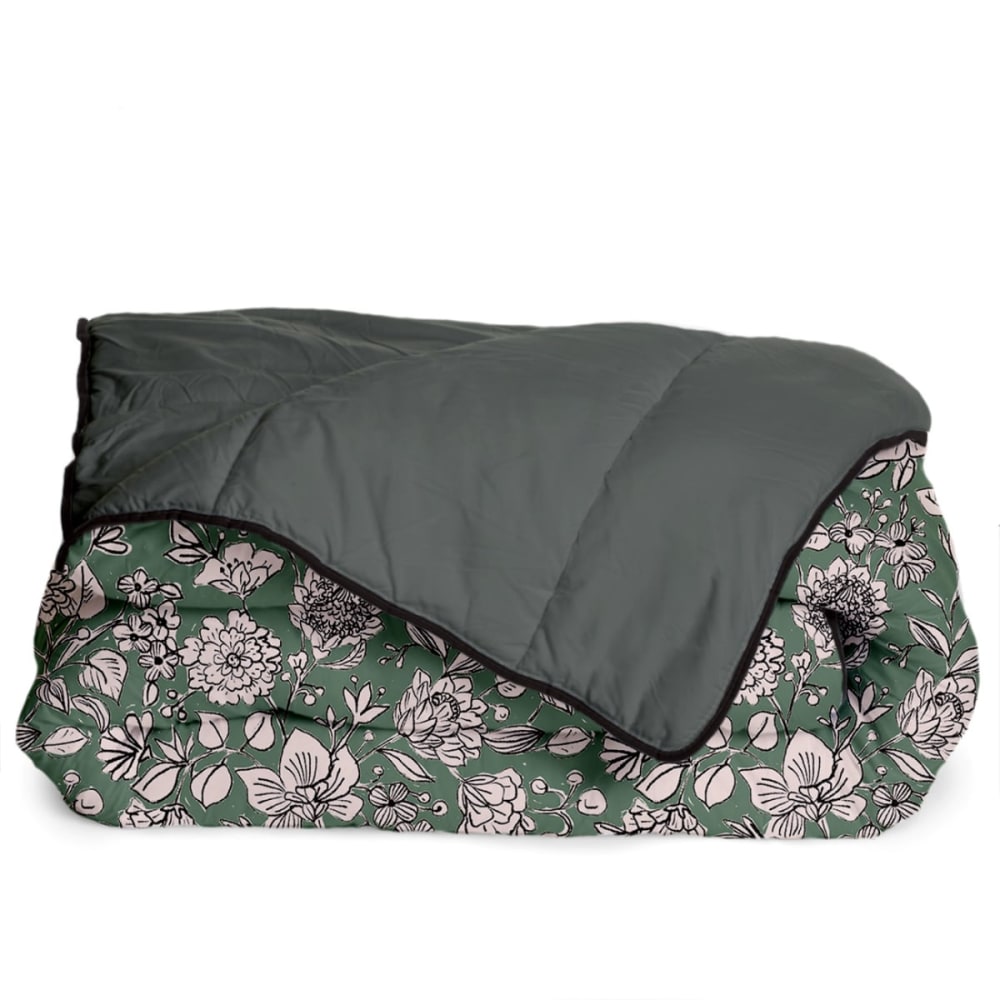 Couette imprimée chaude microfibre réversible 140x200cm