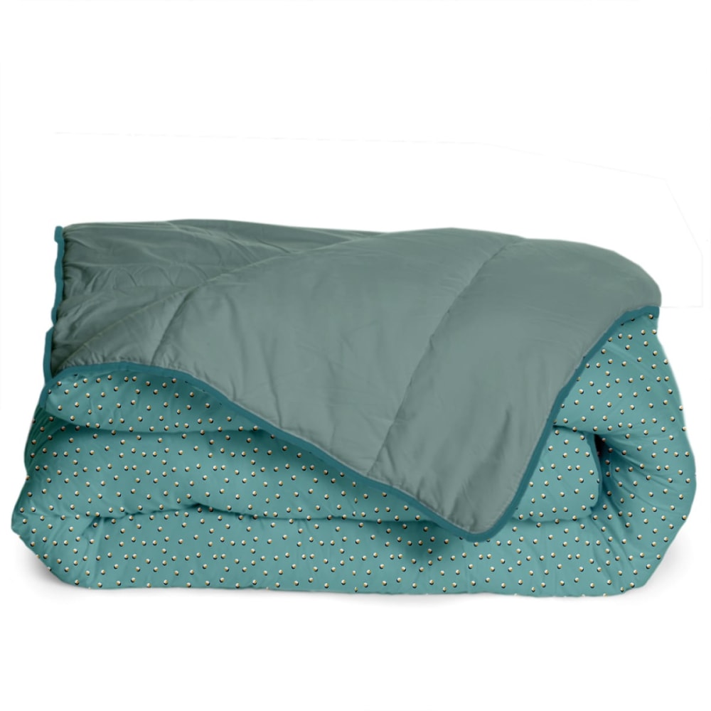 Couette imprimée chaude microfibre réversible 140x200cm