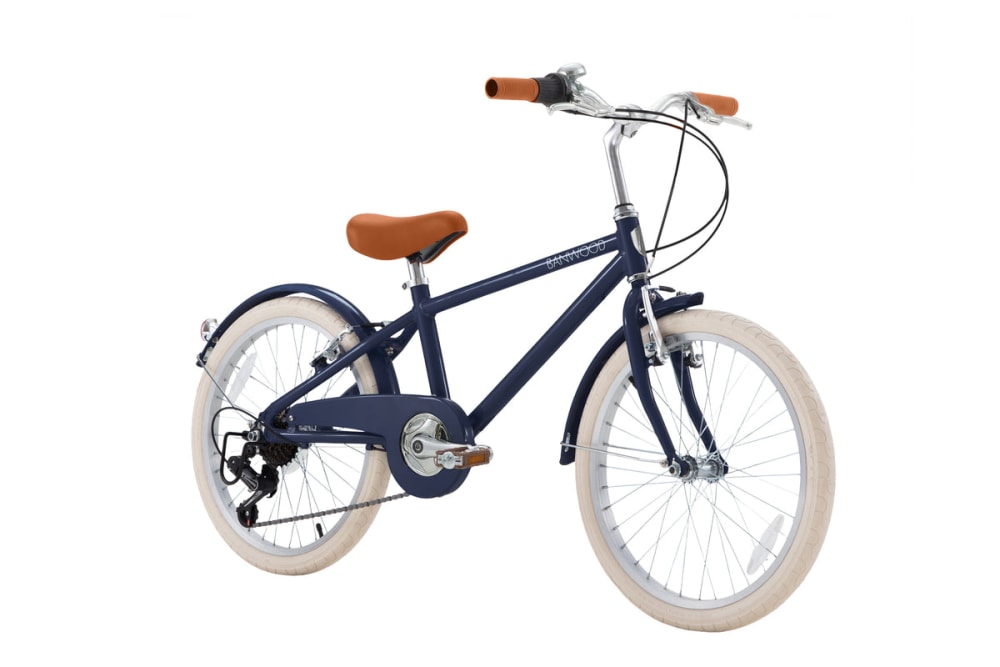 Vélo enfant 20'' vintage classique bleu marine