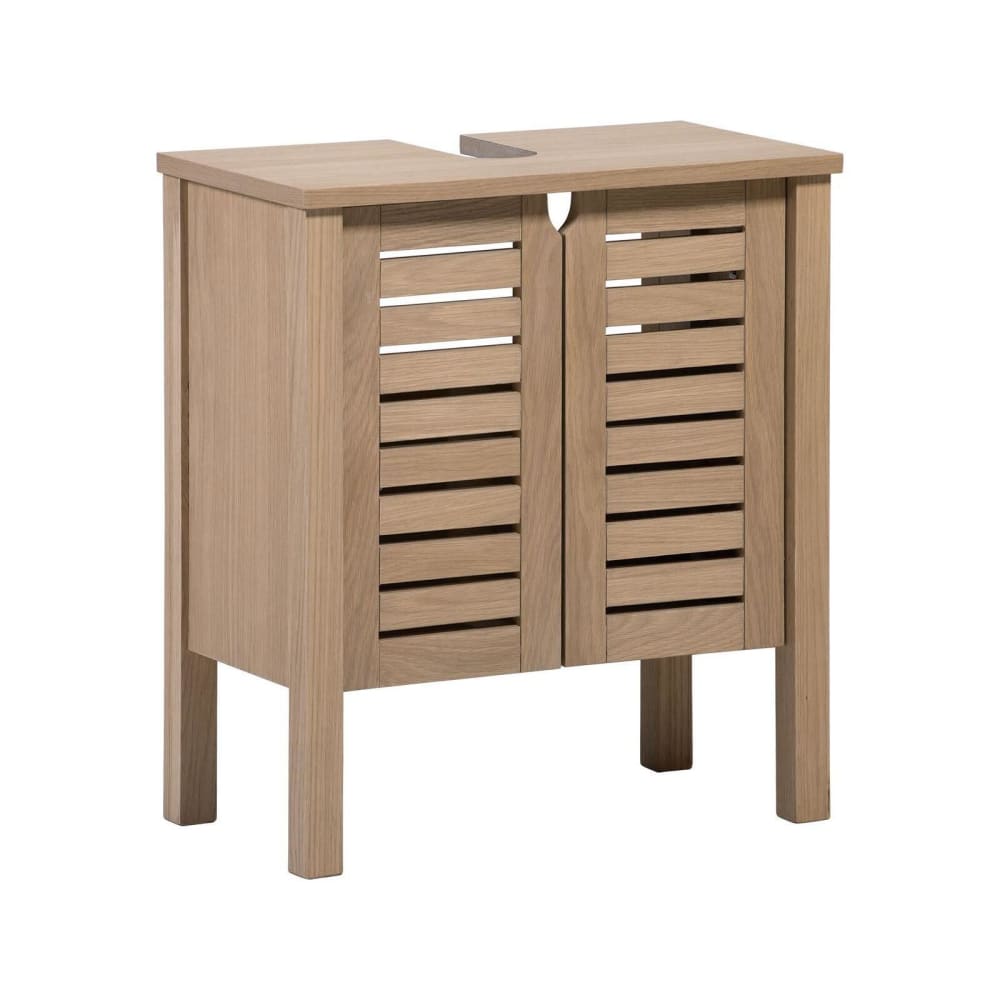 Meuble sous vasque 60cm chêne