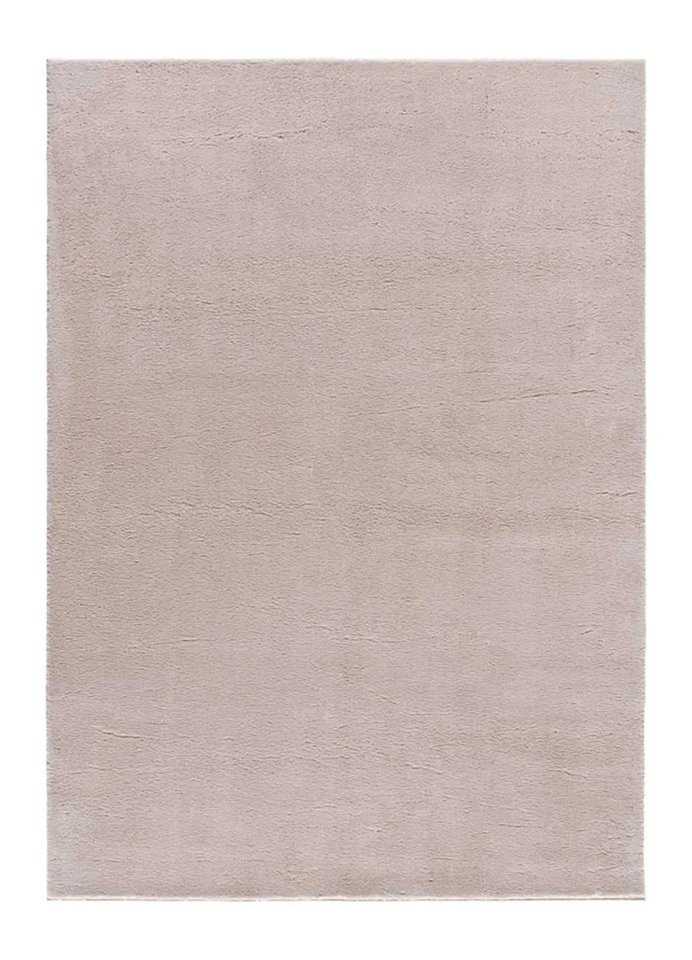 Tapis lavable rose poudré antidérapant 200x290 cm