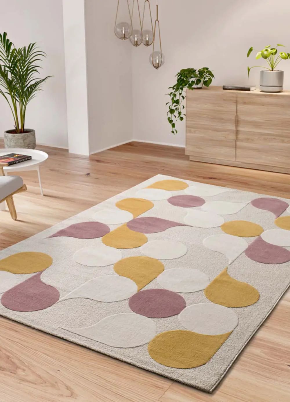 Tapis enfant géométrique multicolore 120x170 cm — vue 3