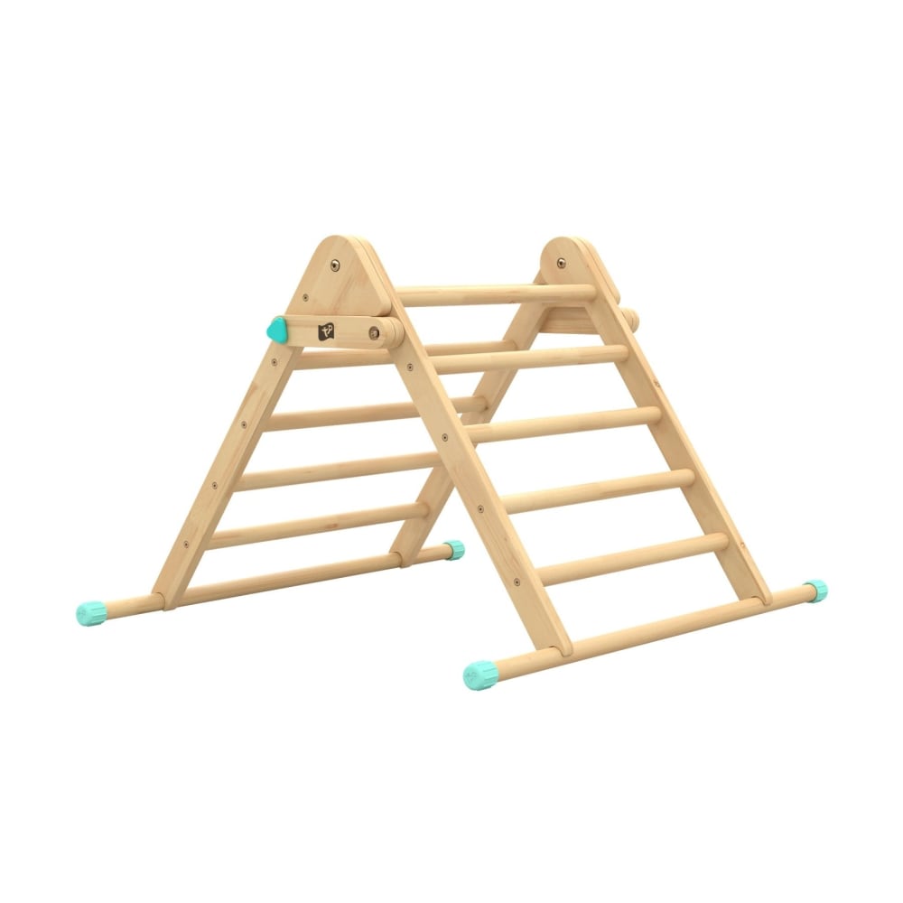 Triangle d'escalade pliable en bois marron fsc® (Active Tots) - Couverture