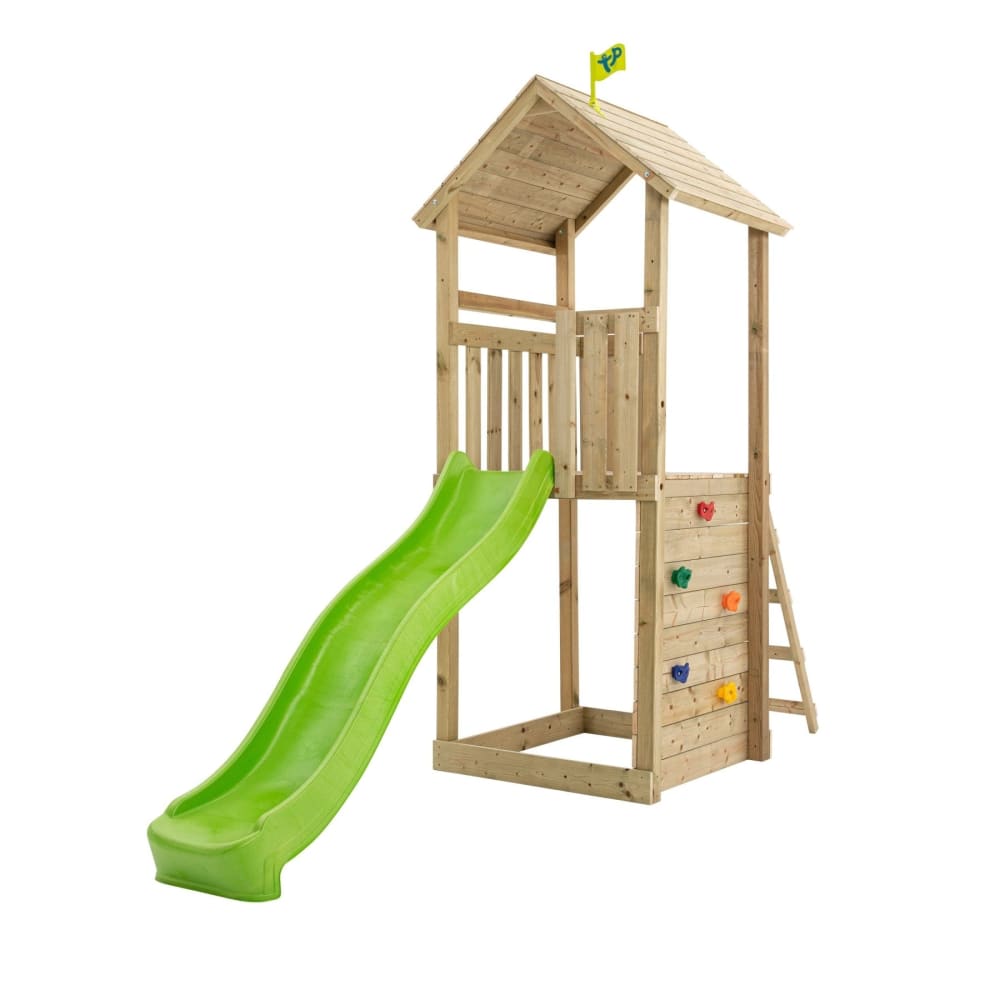 Tour de jeux toboggan - bois