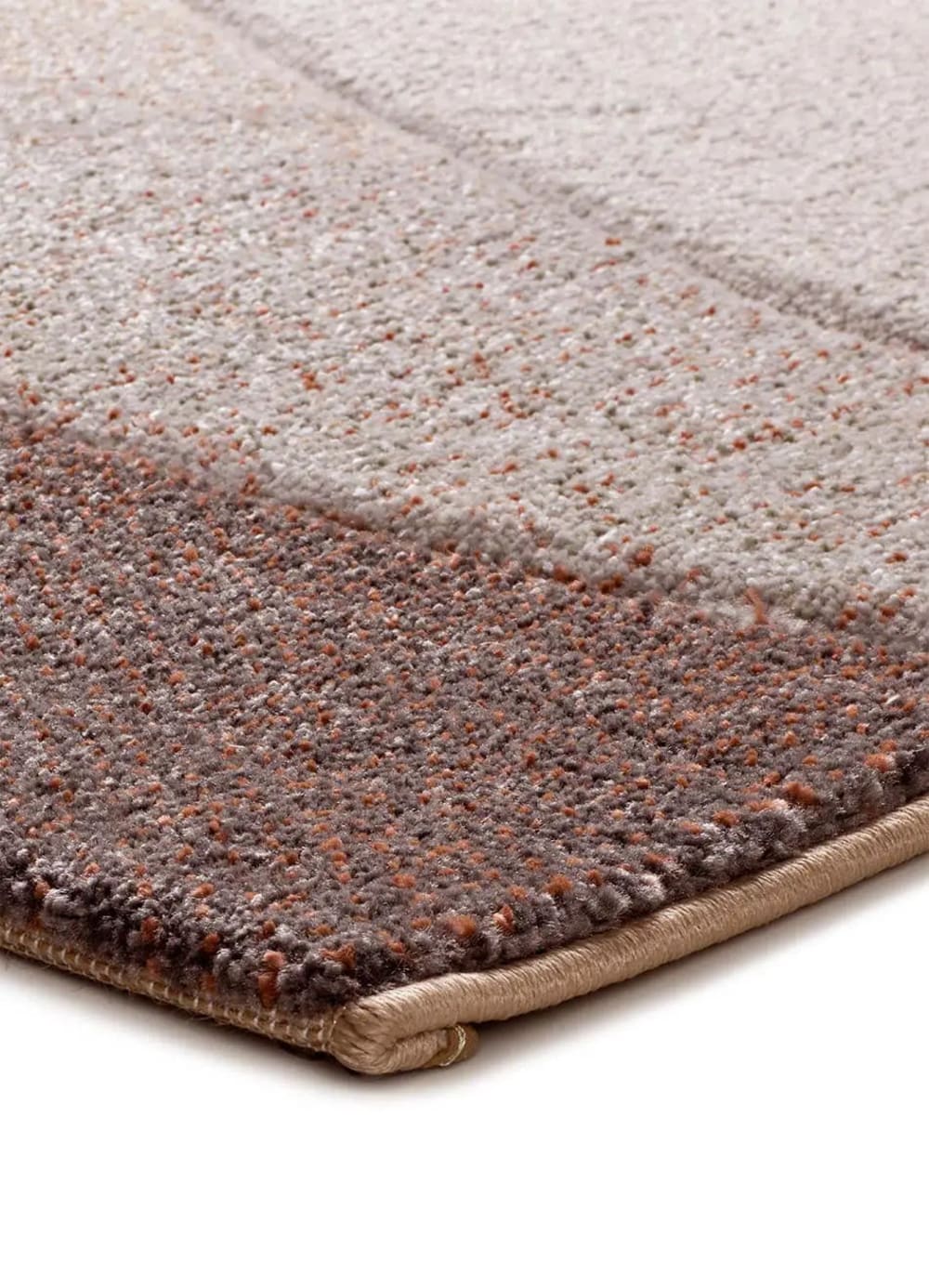 Tapis abstrait marron/beige 80x150 cm — vue 4