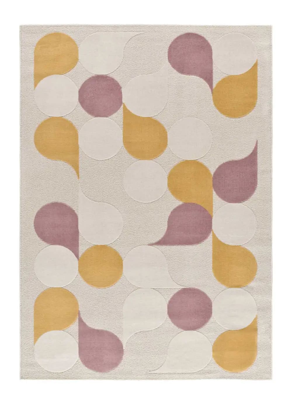 Kurzflorteppich, Geometrisch, mehrfarbig, 160x230 cm - Maisons Du