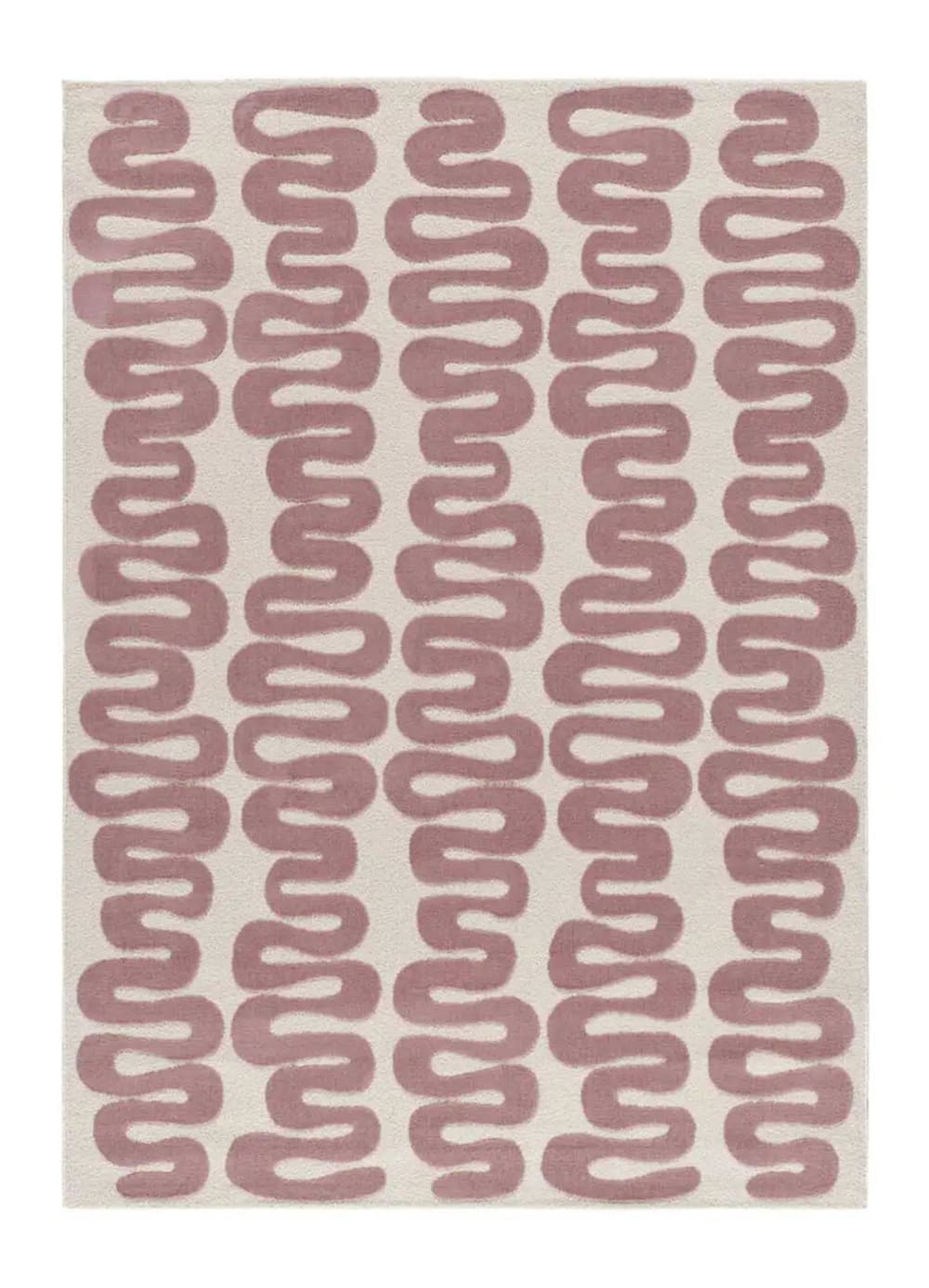 Tapis enfant moderne rose 120x170 cm