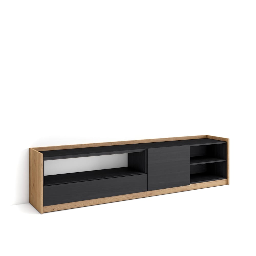 Meuble tv effet bois