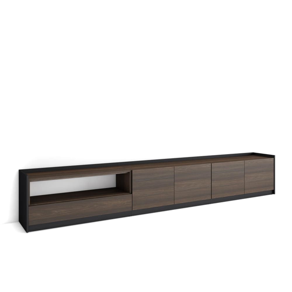 meuble tv effet bois