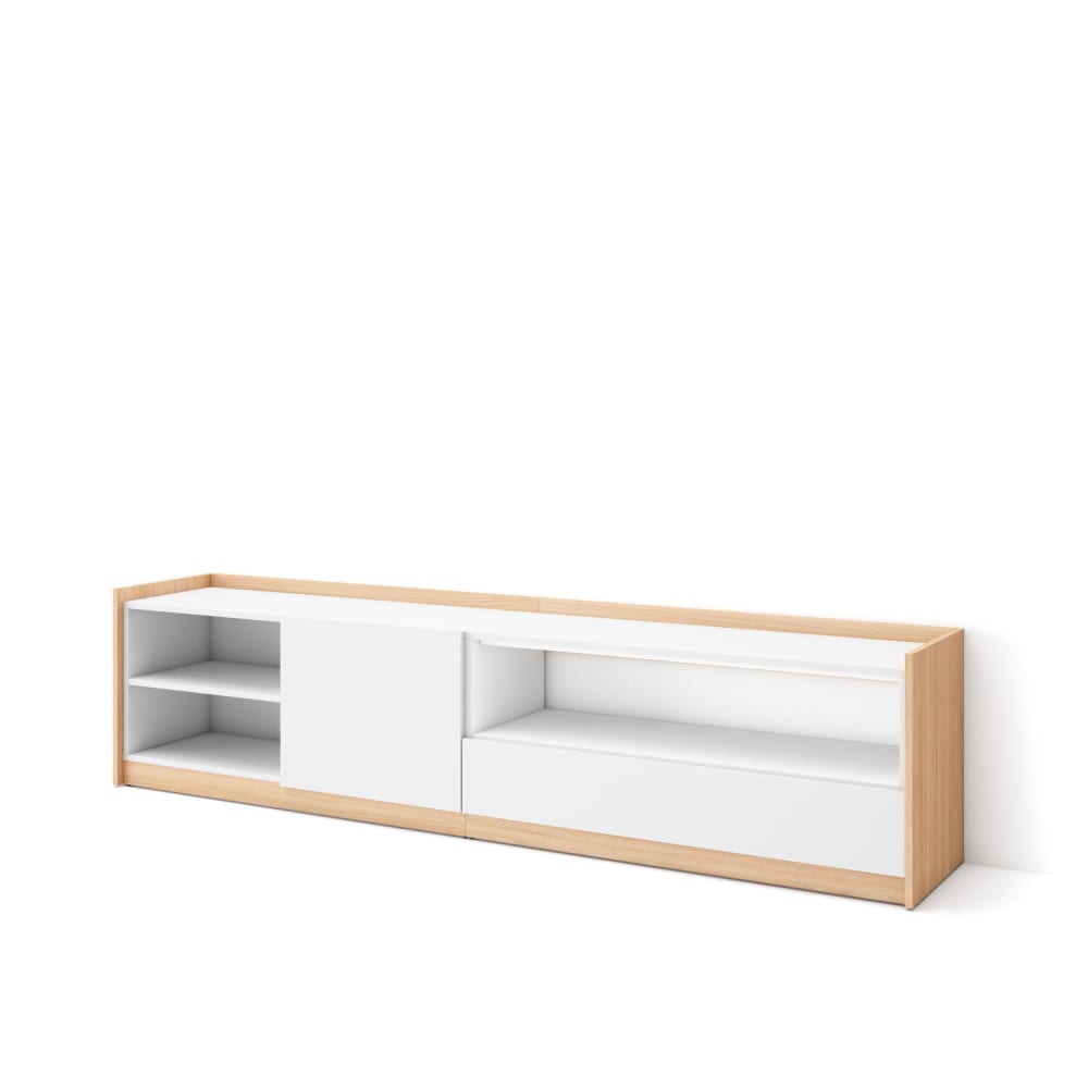 Meuble tv effet bois