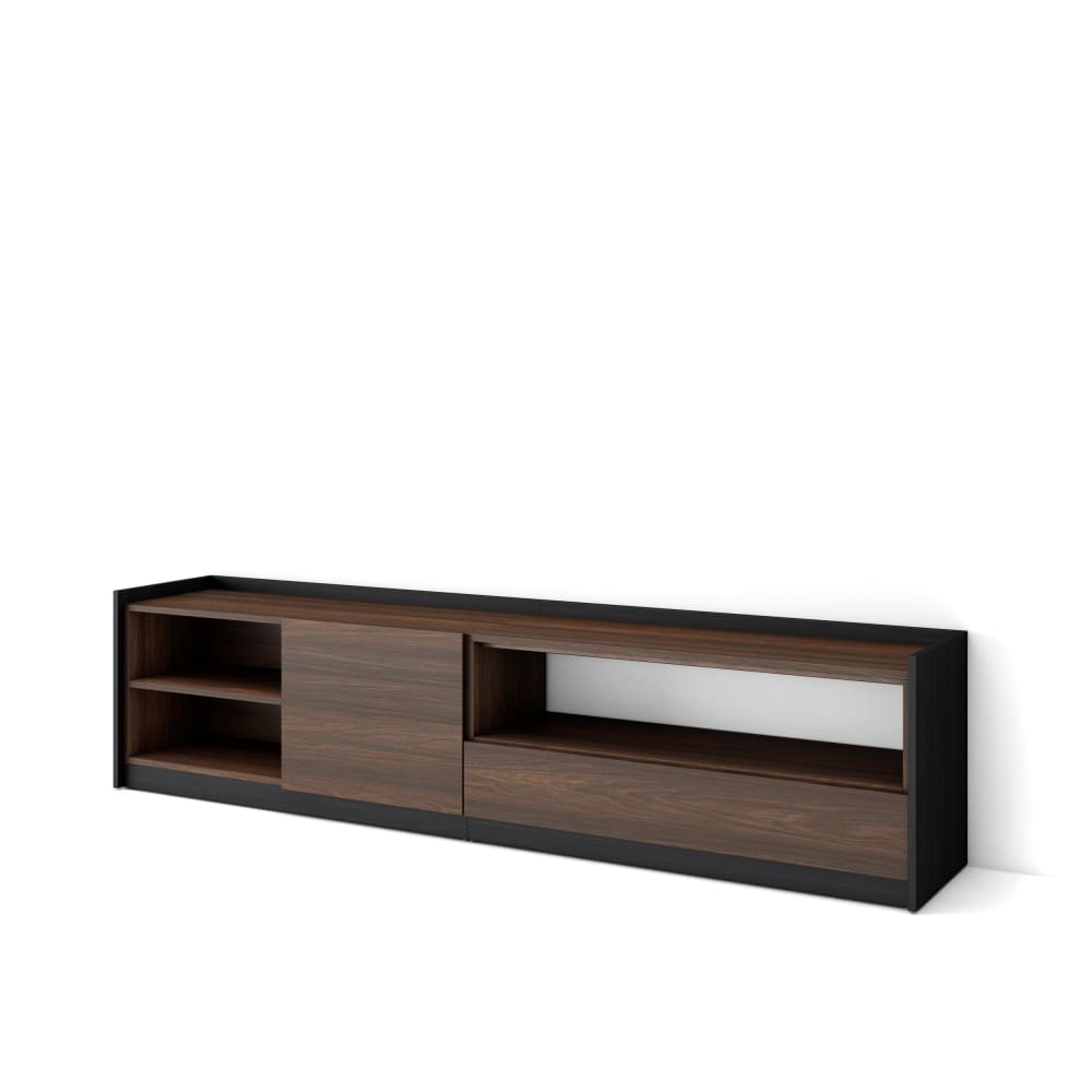 meuble tv effet bois