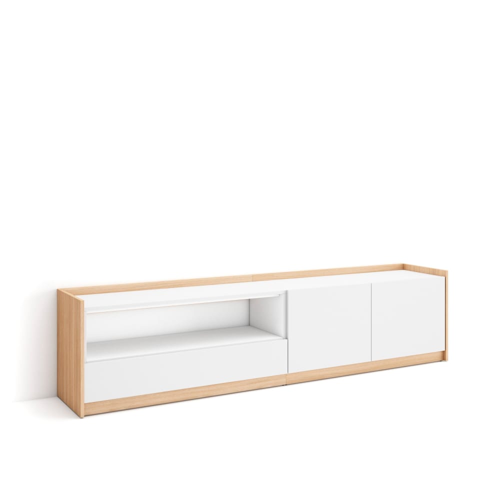 Meuble tv effet bois